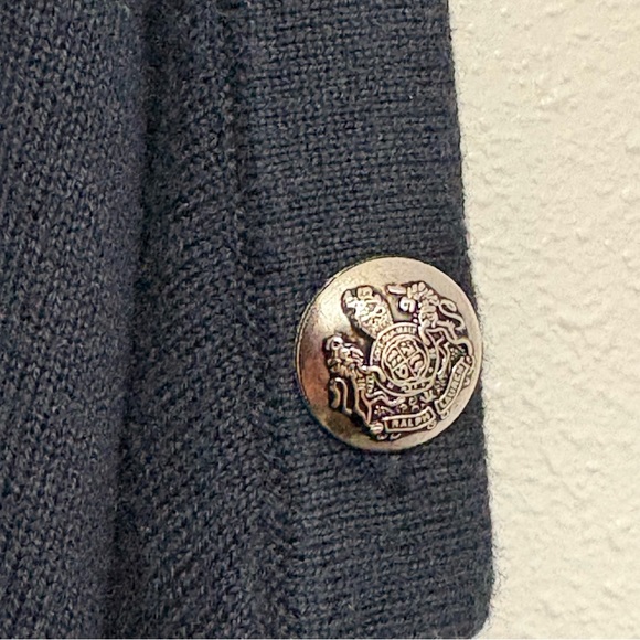 Ralph Lauren Navy and White Striped Sweater - Picture 4 of 10